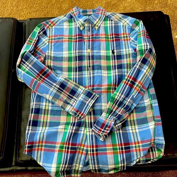 Ralph Lauren Other - Ralph Lauren Plaid blue green button down Long Sleeve Shirt